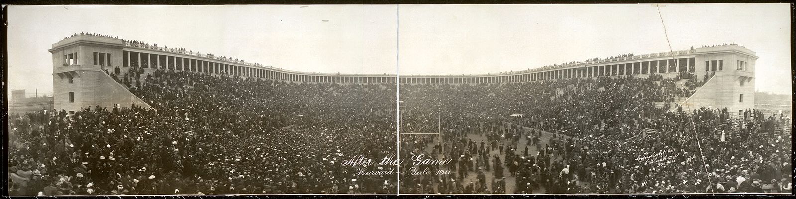 "After the game", Harvard - Yale, 1911
