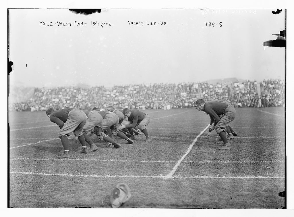 Yale-West Point [football game], Yale line-up