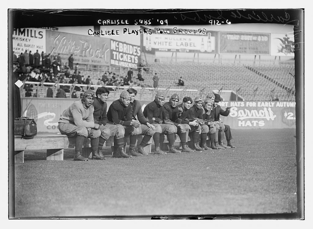 Carlisle substitutes on bench, Carlisle Polo Grds.