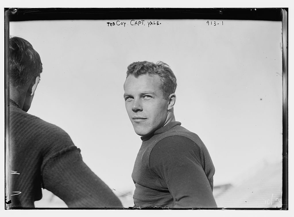 Ted Coy, captain of Yale Varsity football team