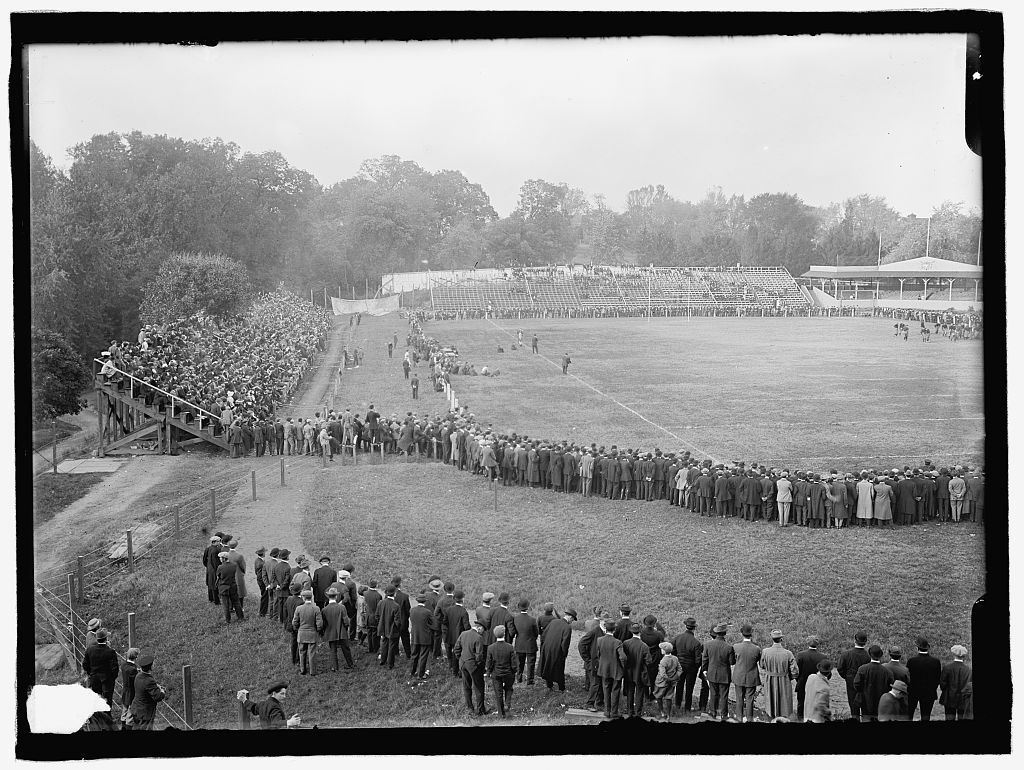 FOOTBALL. GEORGETOWN-CARLISLE GAME; GLENN WARNER