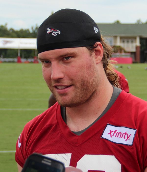 Brooks Reed with the Atlanta Falcons, 2015