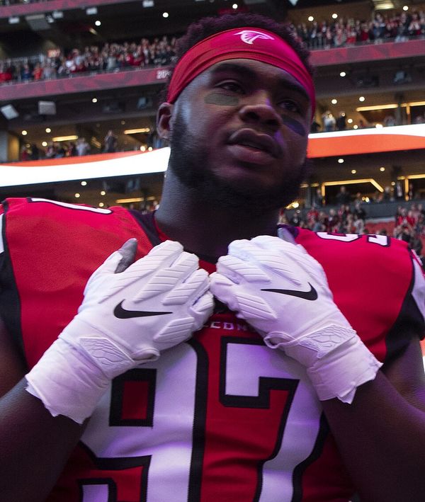 Grady Jarrett with the Atlanta Falcons, 2019