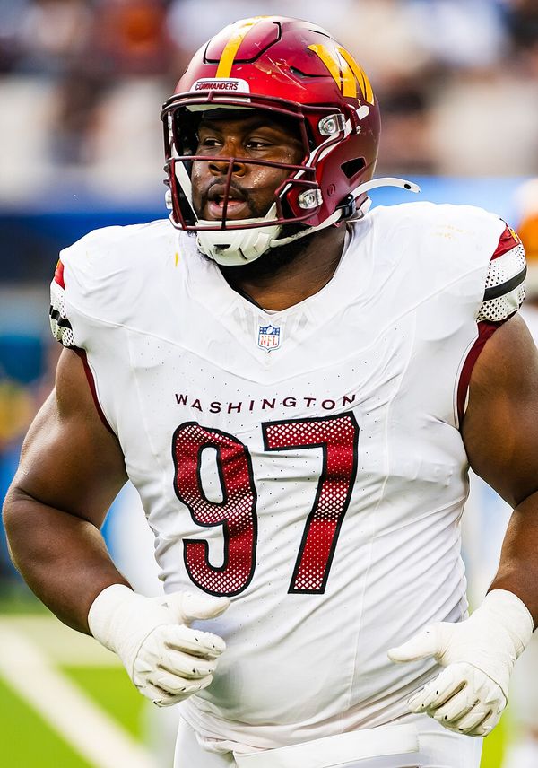 Eddie Goldman with the Washington Commanders, 2025