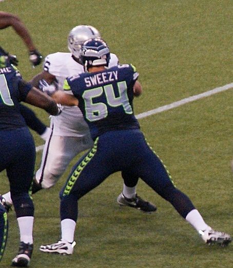 J.R. Sweezy in the NFL