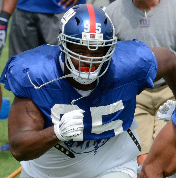 Johnathan Hankins with the New York Giants, 2016