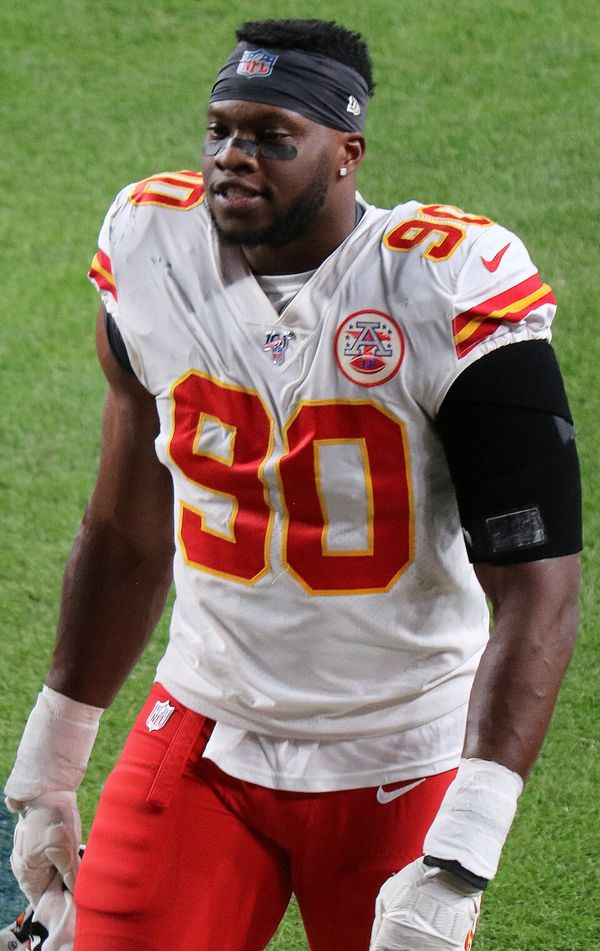 Emmanuel Ogbah with the Kansas City Chiefs, 2019