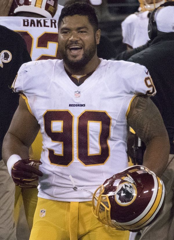 Stephen Paea with the Washington Redskins, 2015