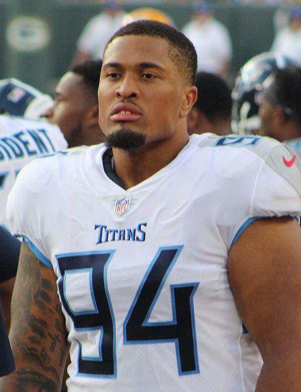Austin Johnson with the Tennessee Titans, 2018