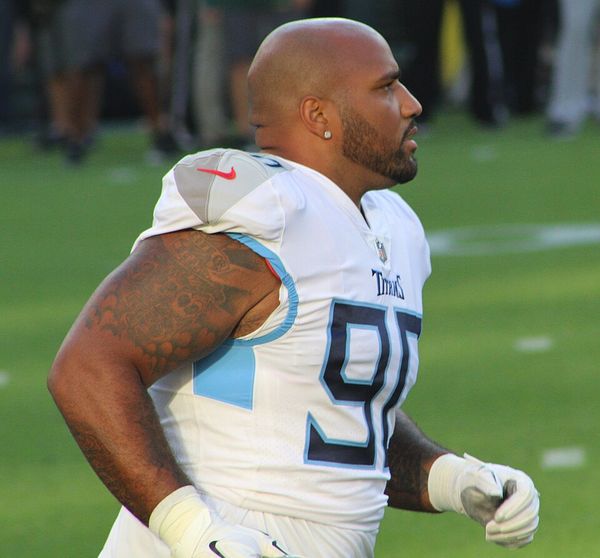 DaQuan Jones with the Tennessee Titans, 2018