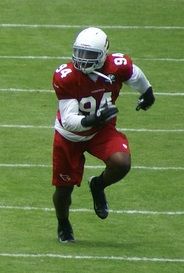 Sam Acho with the Arizona Cardinals, 2012