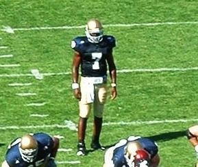 Carlyle Holiday at Notre Dame, 2003