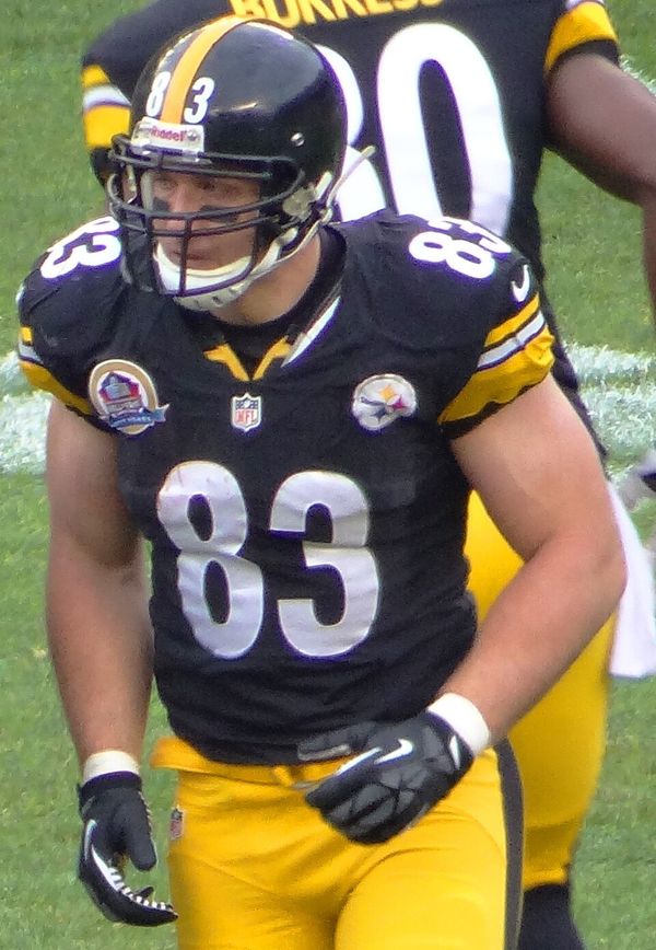 Heath Miller with the Pittsburgh Steelers, 2012