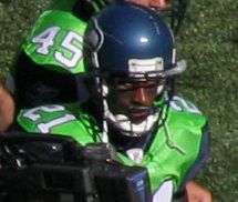 Kelly Jennings with the Seattle Seahawks, 2009