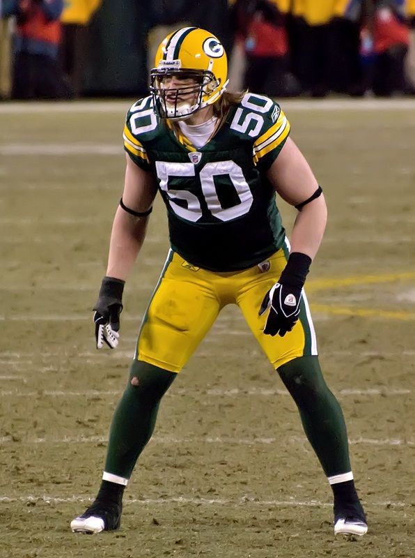 A.J. Hawk in the NFL