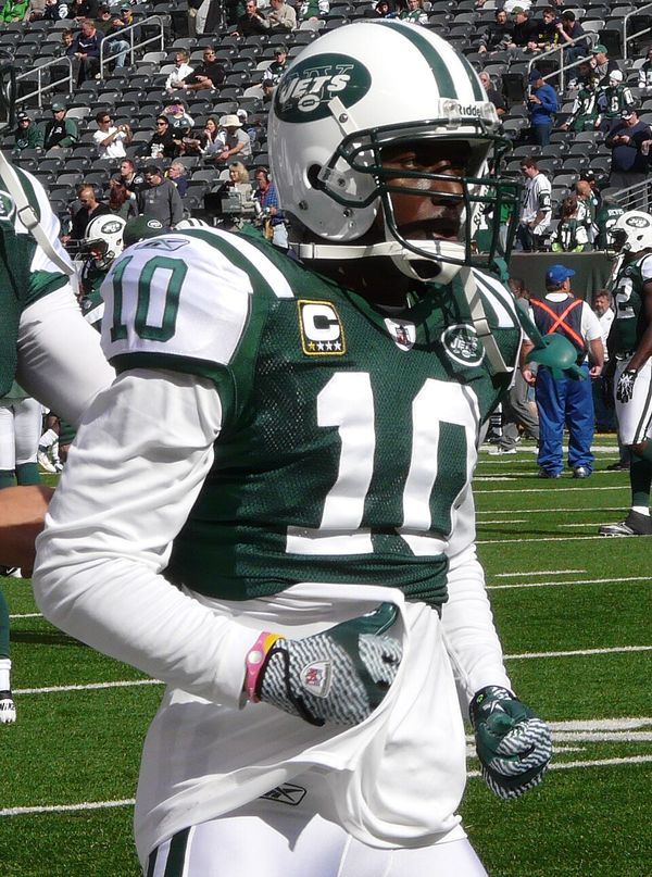 Santonio Holmes with the New York Jets, 2011