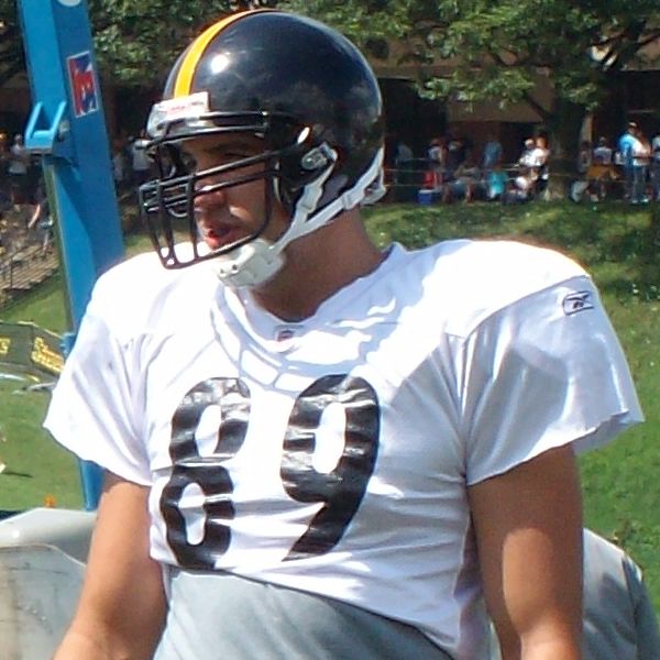 Matt Spaeth with the Pittsburgh Steelers