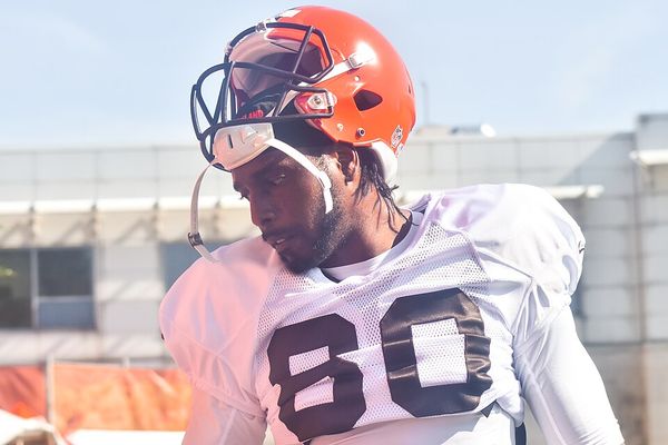 Dwayne Bowe with the Cleveland Browns, 2015