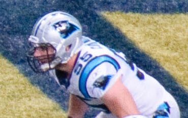 Dan Connor with the Carolina Panthers, 2010