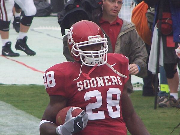 Adrian Peterson at Oklahoma