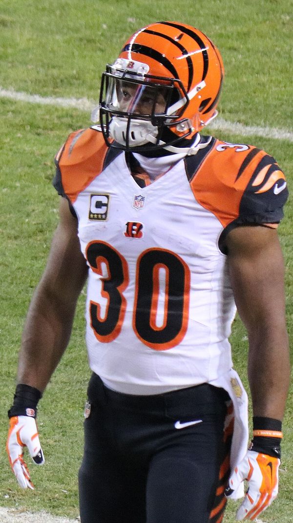 Cedric Peerman with the Cincinnati Bengals, 2015