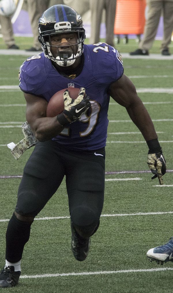 Justin Forsett with the Baltimore Ravens
