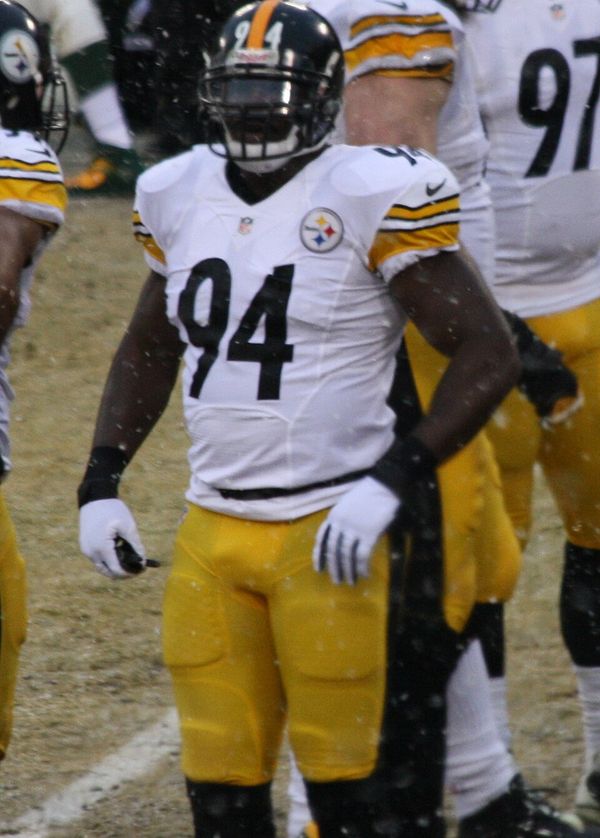 Lawrence Timmons with the Pittsburgh Steelers, 2013