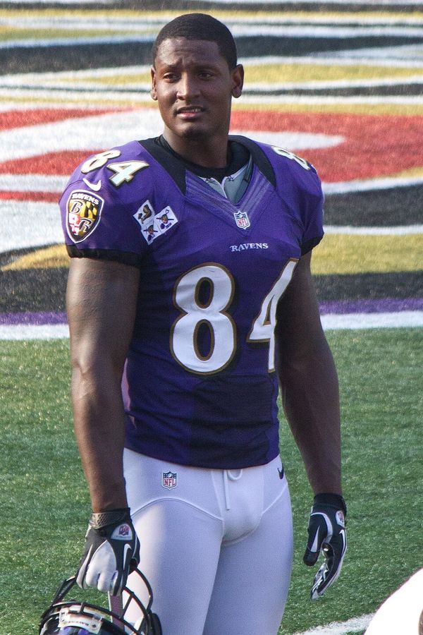 Ed Dickson with the Baltimore Ravens, 2012