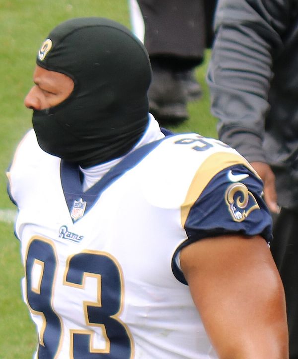 Ndamukong Suh with the Los Angeles Rams, 2018