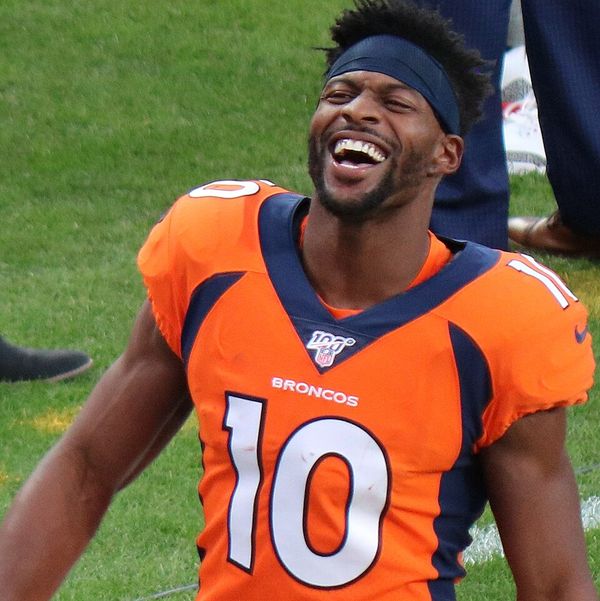 Emmanuel Sanders with the San Francisco 49ers, 2019