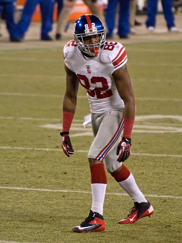Mario Manningham with the San Francisco 49ers, 2012