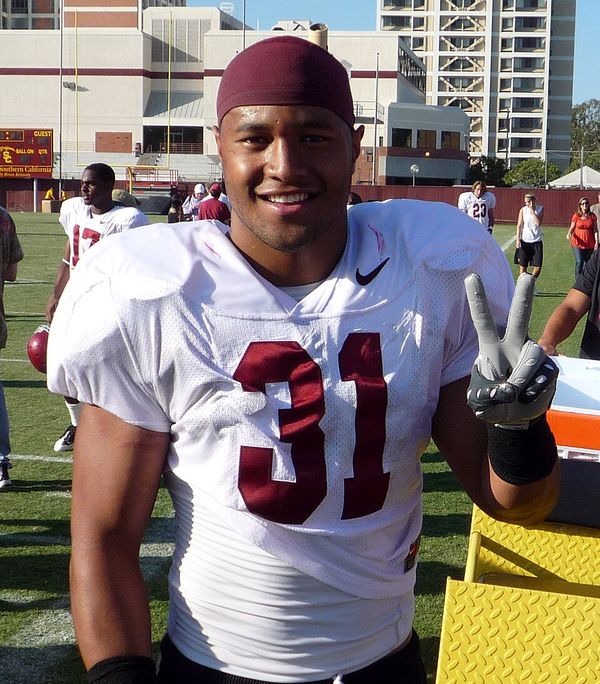 Stanley Havili at USC, 2008