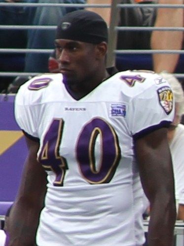 Chykie Brown with the Baltimore Ravens, 2011