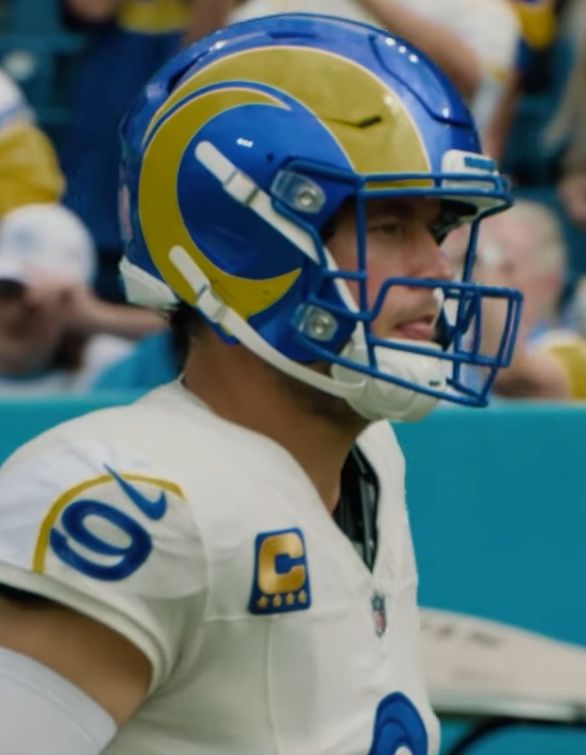 Matthew Stafford with the Los Angeles Rams, 2025