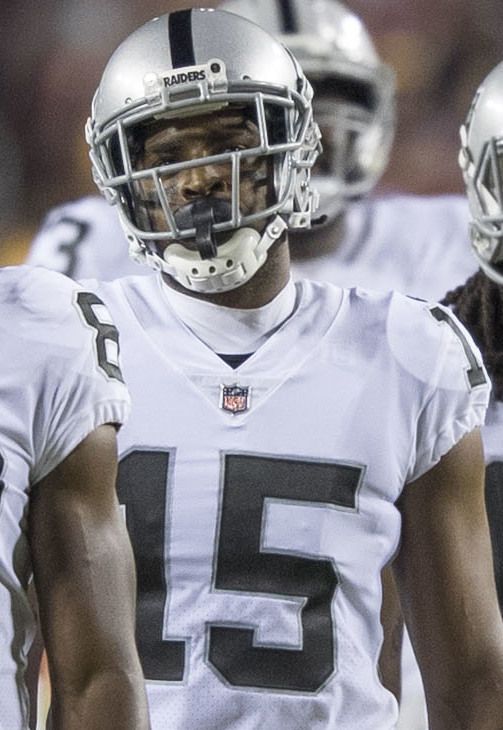 Michael Crabtree with the Oakland Raiders, 2017