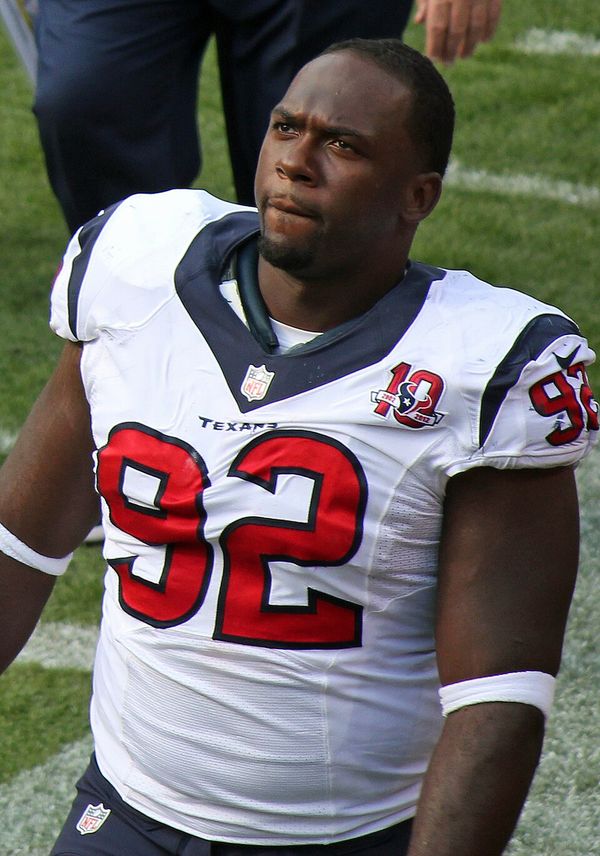 Earl Mitchell with the Houston Texans, 2012