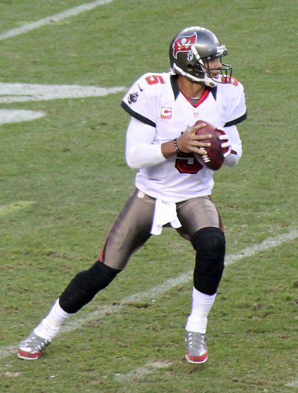 Josh Freeman with the Tampa Bay Buccaneers, 2012
