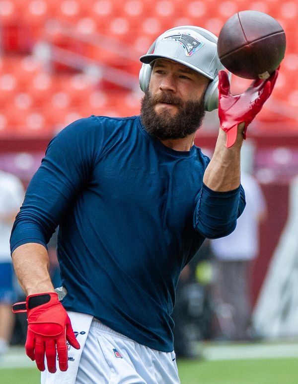 Julian Edelman with the New England Patriots, 2019