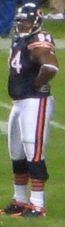 Marcus Harrison with the Chicago Bears, 2008