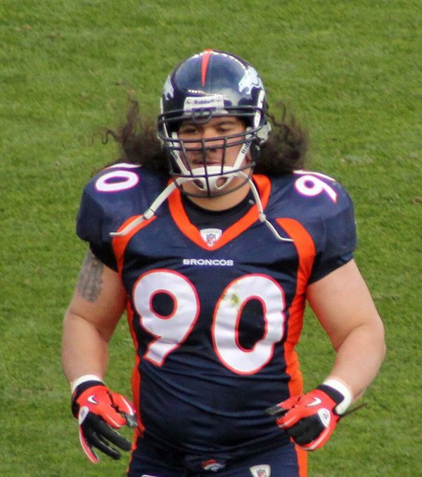 David Veikune in the NFL