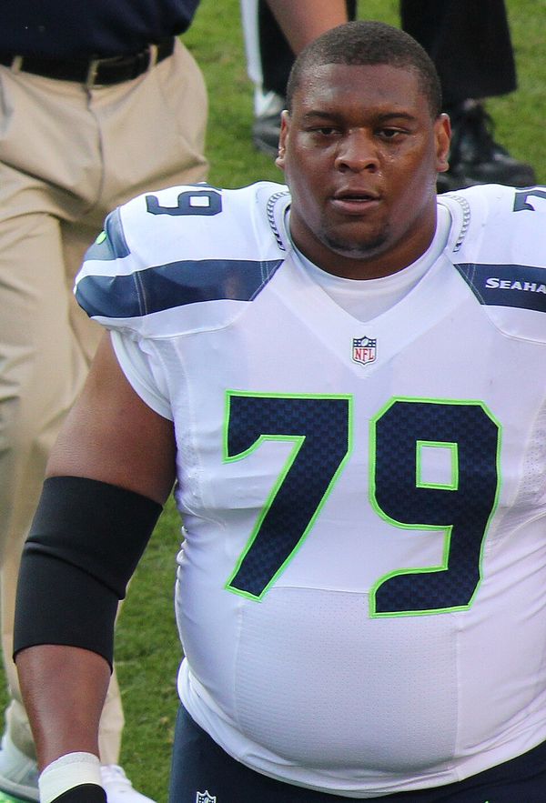 Red Bryant with the Seattle Seahawks, 2012