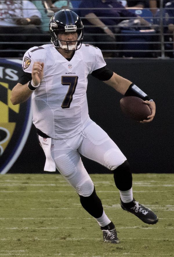 Ryan Mallett with the Baltimore Ravens, 2016