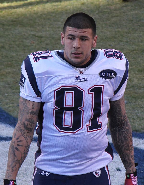 Aaron Hernandez in the NFL