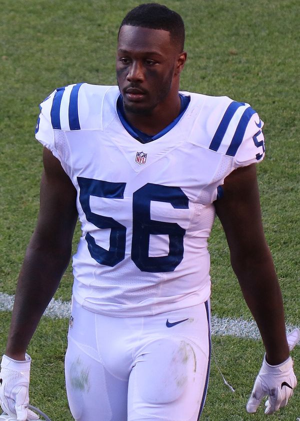 Akeem Ayers with the Indianapolis Colts, 2016