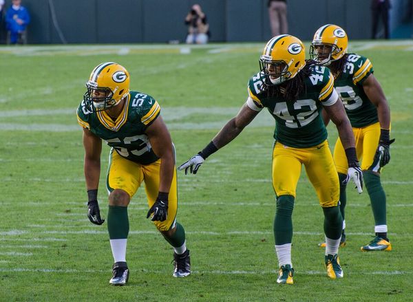 Morgan Burnett with the Green Bay Packers, 2012