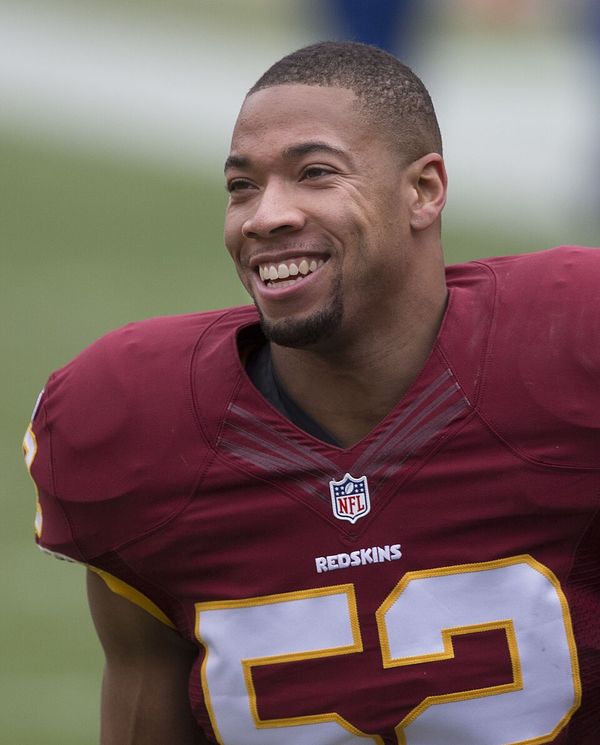 Keenan Robinson with the Washington Redskins, 2014