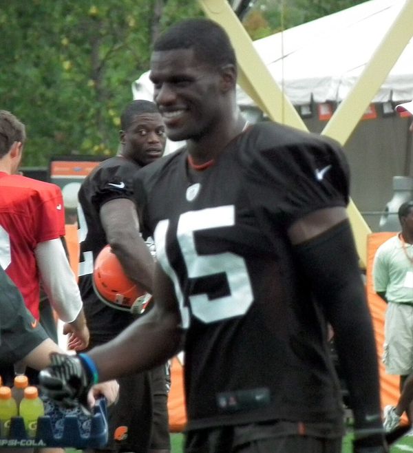 Greg Little with the Cleveland Browns, 2012