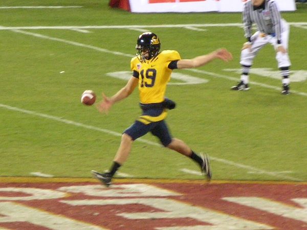 Bryan Anger at California, 2008