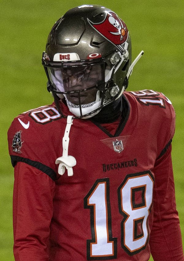 Tyler Johnson with the Tampa Bay Buccaneers, 2020