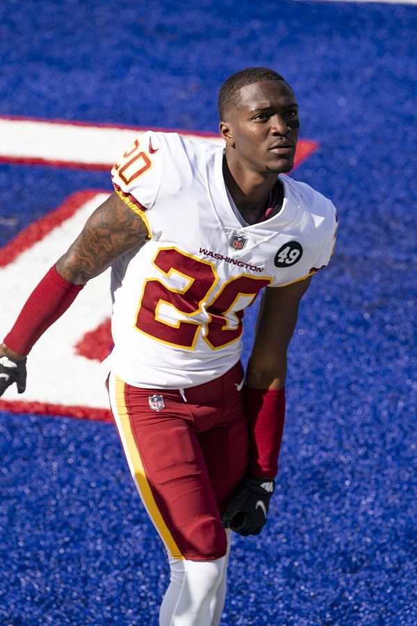 Jimmy Moreland with the Washington Football Team, 2020